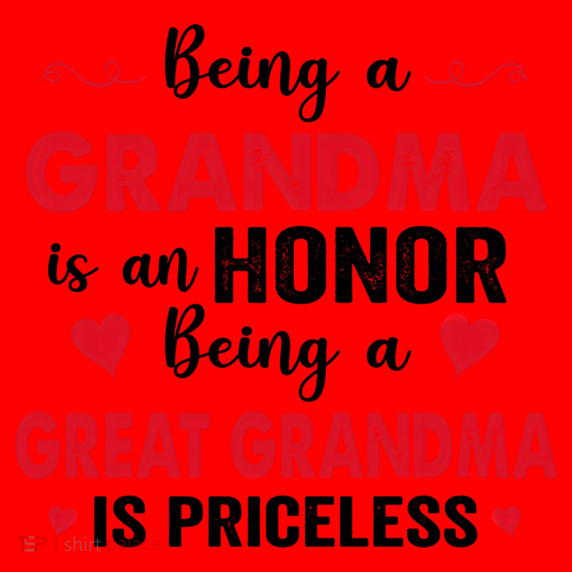 Being A Grandma Is An Honor Being Great Grandma Is Priceless Cool Gift Santa Hat