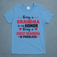 Being A Grandma Is An Honor Being Great Grandma Is Priceless Cool Gift T-Shirt thumb 4