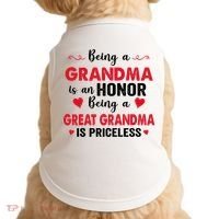Being A Grandma Is An Honor Being Great Grandma Is Priceless Cool Gift Doggie Tank thumb 0