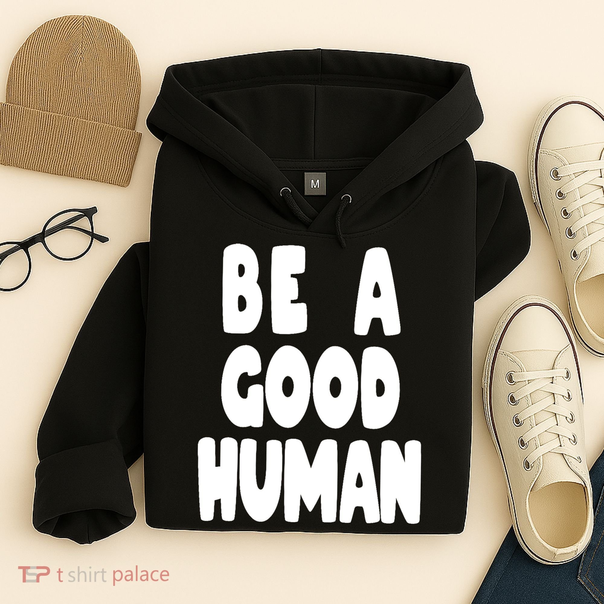 Be A Good Human Faith Hoodie