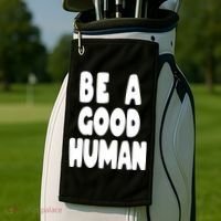 Be A Good Human Faith Golf Towel thumb 2