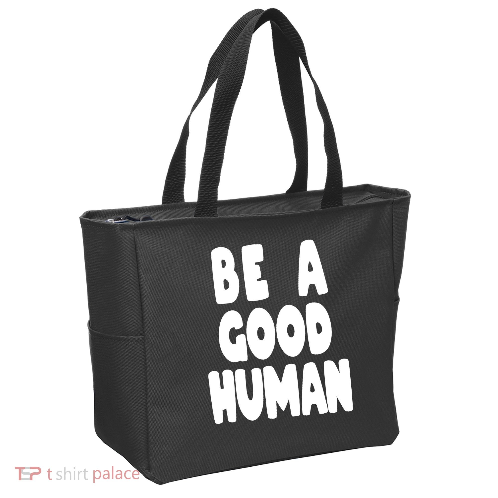 Be A Good Human Faith Tote Bag