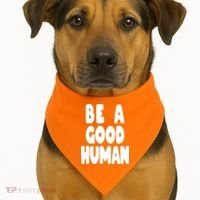 Be A Good Human Faith USA-Made Doggie Bandana thumb 1