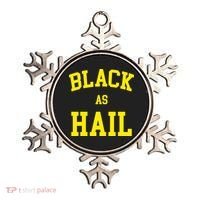 Black As Hail Yellow College Logo Ornament thumb 0