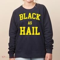 Black As Hail Yellow College Logo Women's Sweatshirt thumb 0