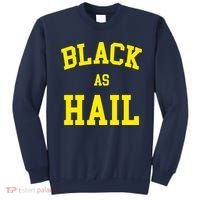Black As Hail Yellow College Logo Sweatshirt thumb 0