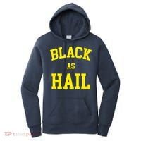 Black As Hail Yellow College Logo Women's Hoodie thumb 0