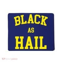 Black As Hail Yellow College Logo Mousepad thumb 0