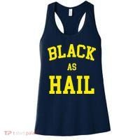 Black As Hail Yellow College Logo Women's Tank Top thumb 0