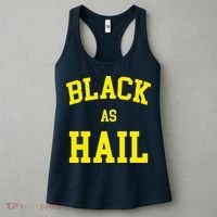 Black As Hail Yellow College Logo Women's Tank Top thumb 3