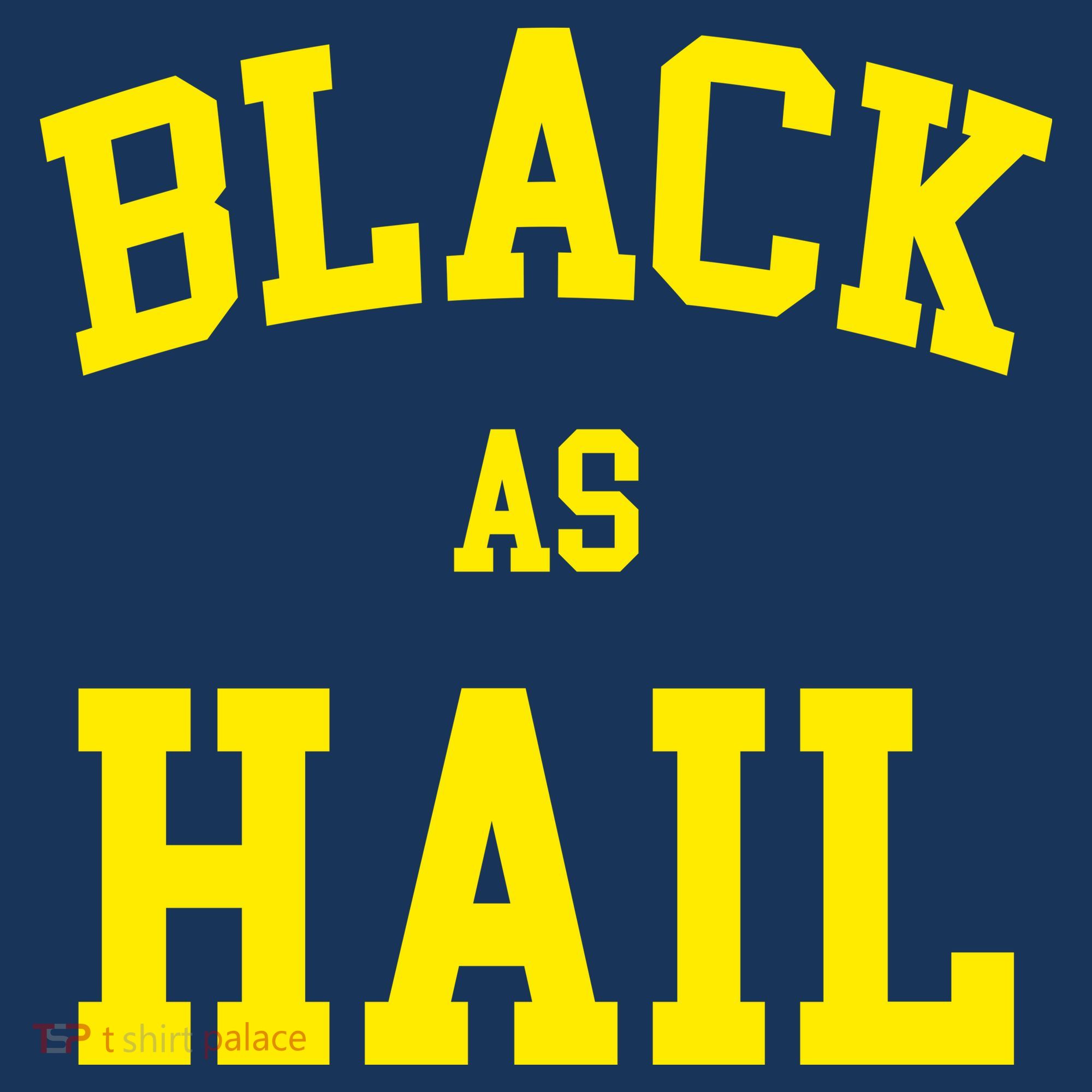 Black As Hail Yellow College Logo Women's Tank Top