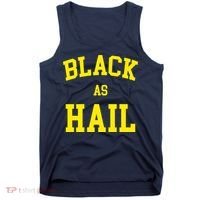 Black As Hail Yellow College Logo Tank Top thumb 0