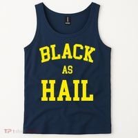 Black As Hail Yellow College Logo Tank Top thumb 2