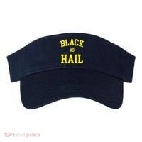 Black As Hail Yellow College Logo Visor thumb 0