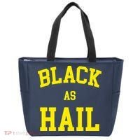 Black As Hail Yellow College Logo Tote Bag thumb 0