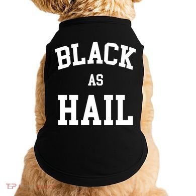 Black As Hail Pride Logo Doggie Tank