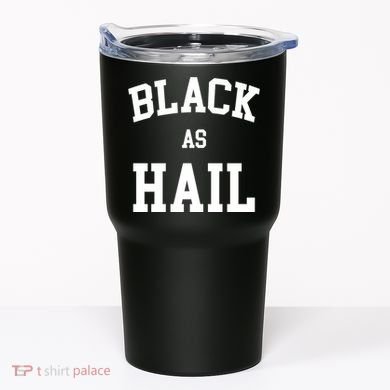 Black As Hail Pride Logo Tumbler