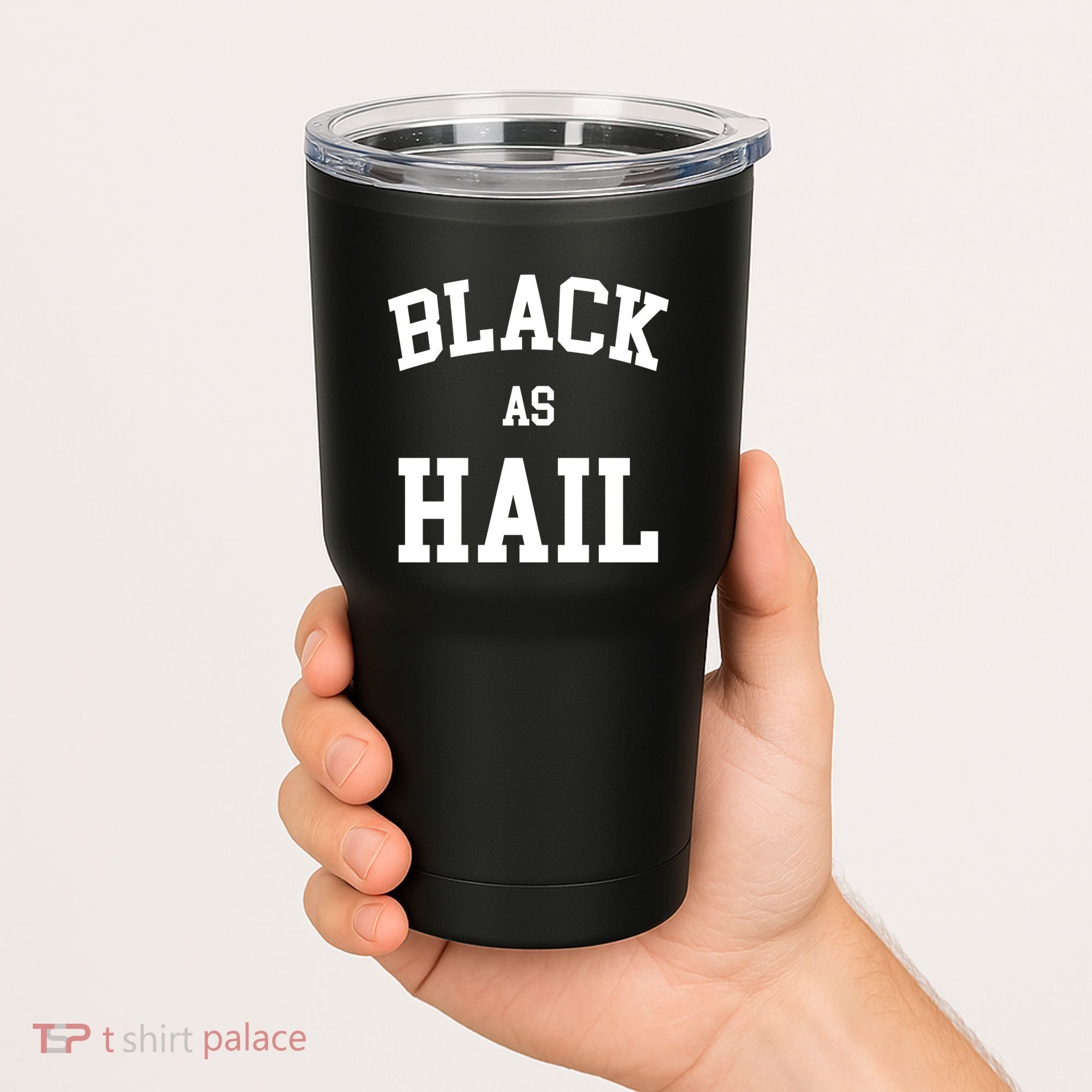 Black As Hail Pride Logo Tumbler