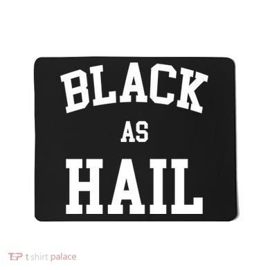 Black As Hail Pride Logo Mousepad