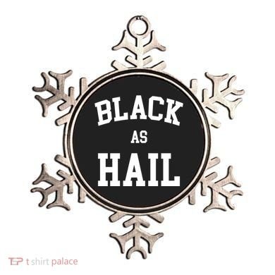 Black As Hail Pride Logo Ornament