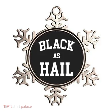 Black As Hail Pride Logo Ornament