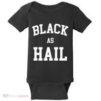 Black As Hail Pride Logo Baby Bodysuit thumb 0