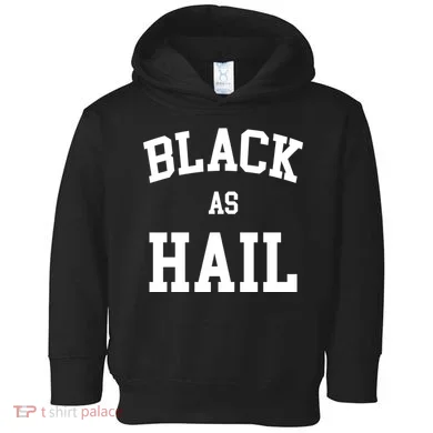 Black As Hail Pride Logo Toddler Hoodie
