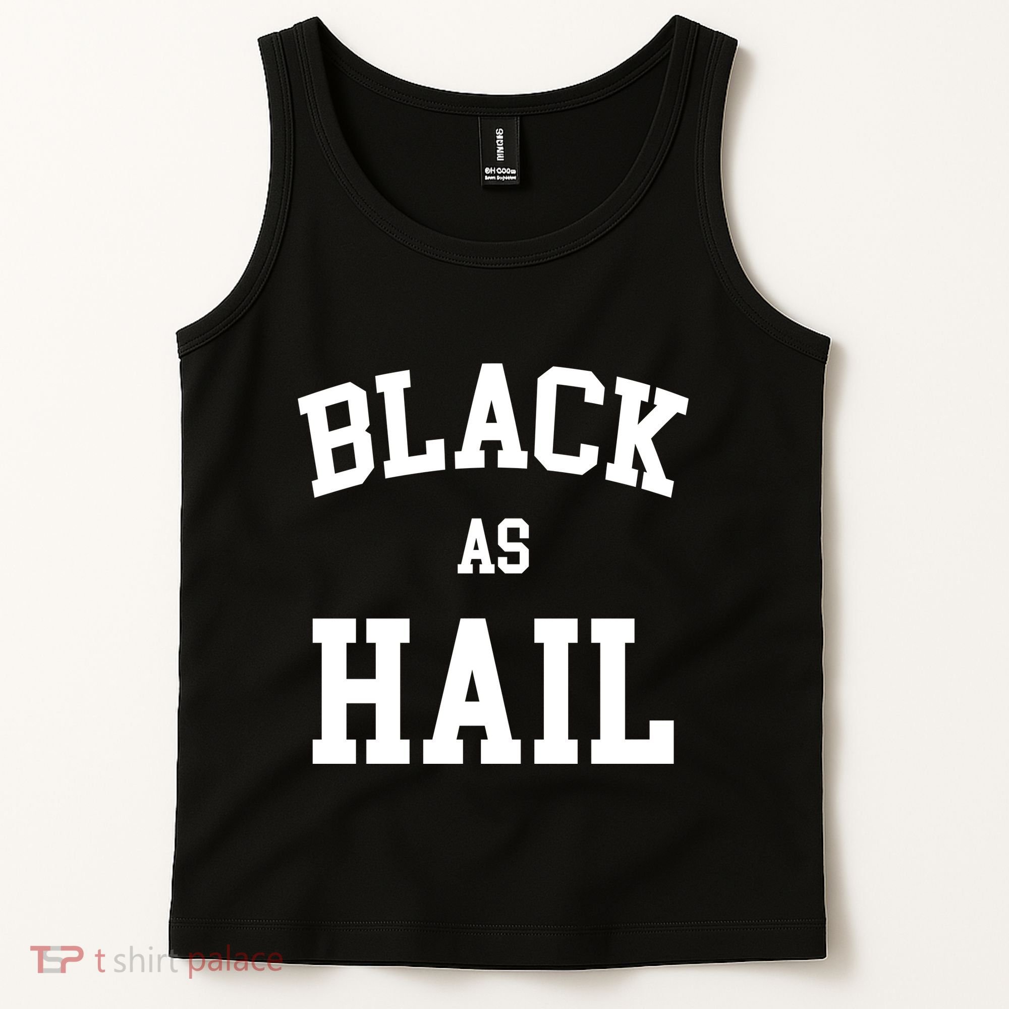 Black As Hail Pride Logo Tank Top