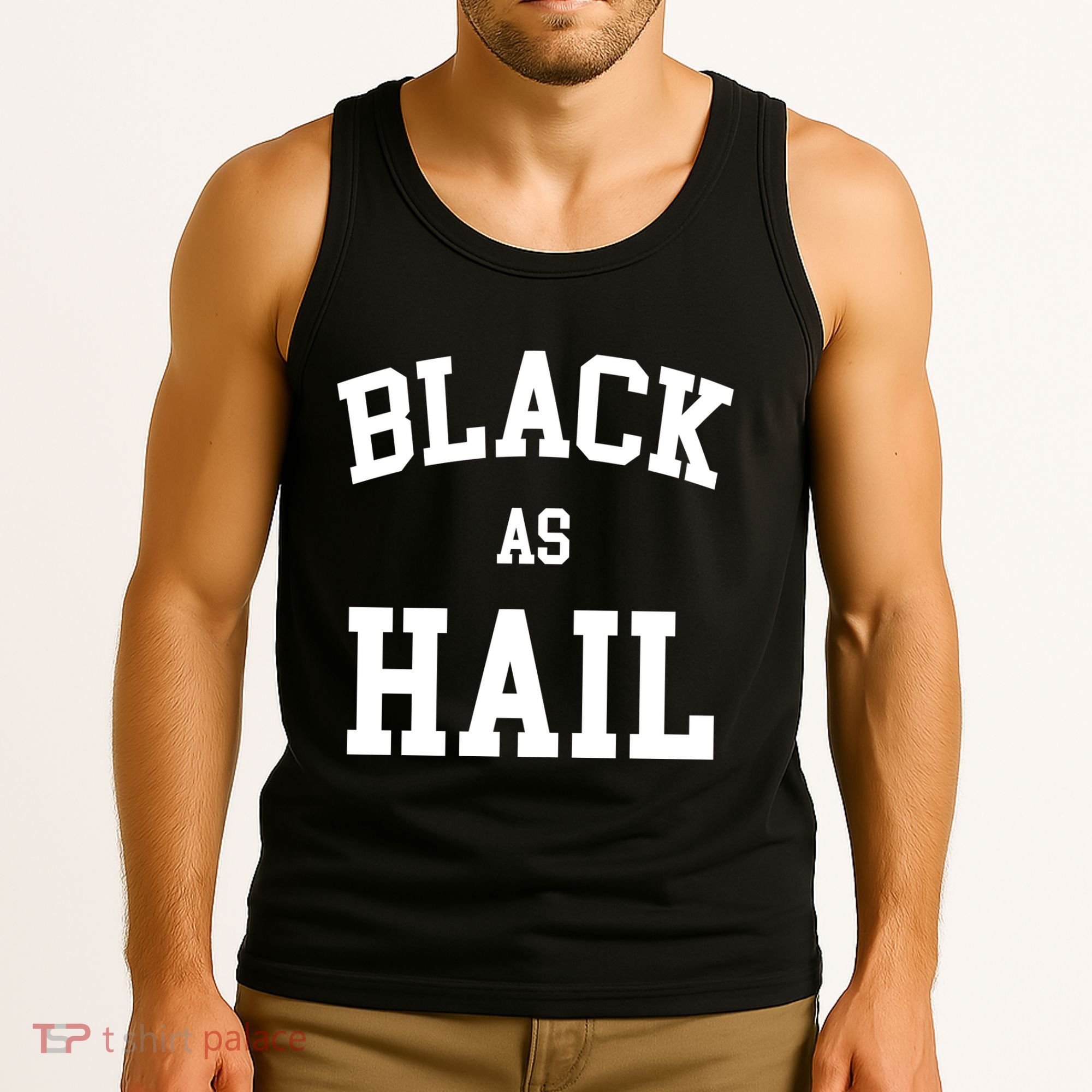 Black As Hail Pride Logo Tank Top