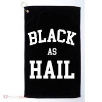 Black As Hail Pride Logo Golf Towel thumb 0