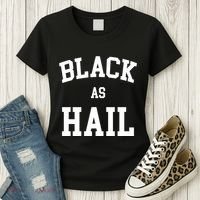 Black As Hail Pride Logo Women's T-Shirt thumb 3