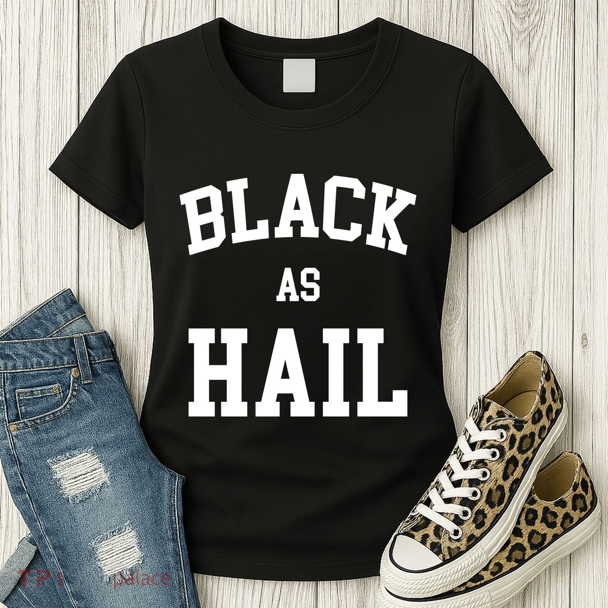 Black As Hail Pride Logo Women's T-Shirt