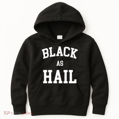 Black As Hail Pride Logo Kids Hoodie