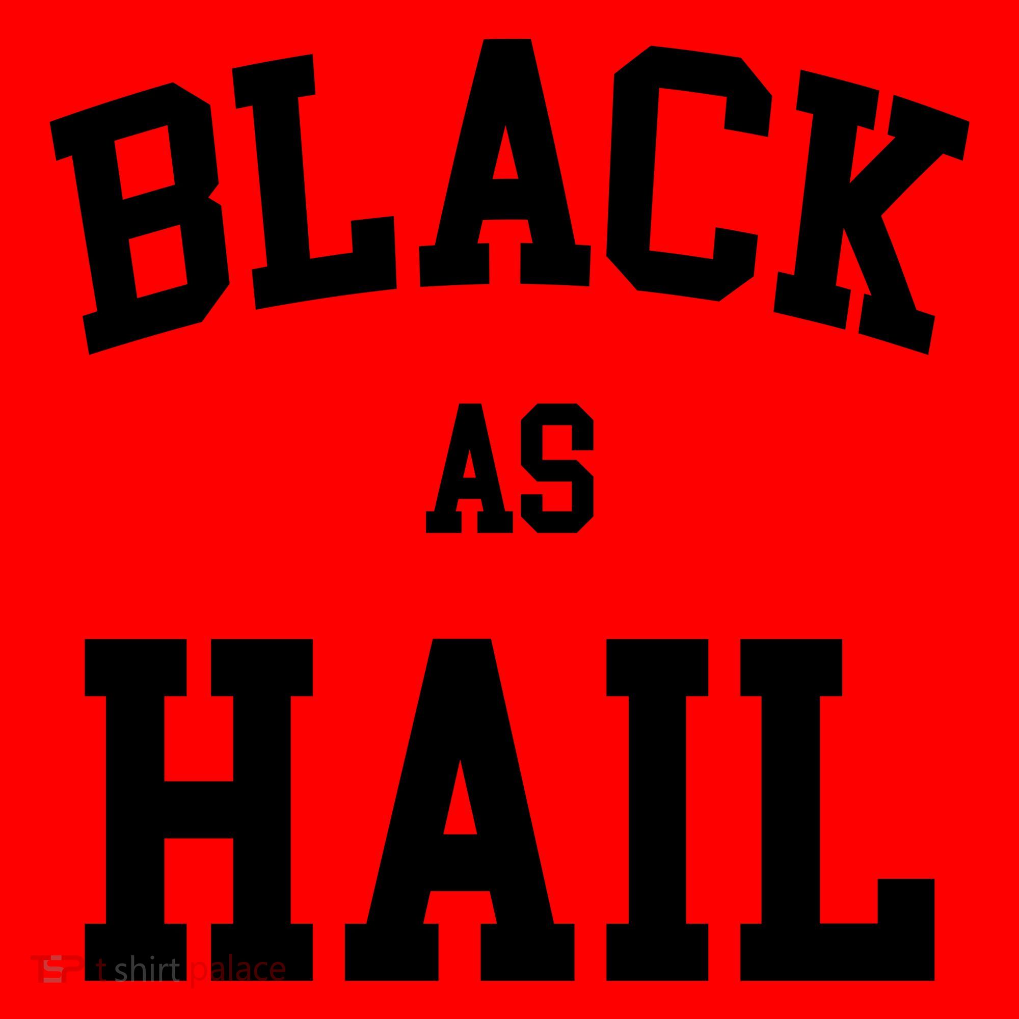 Black As Hail Pride Logo Santa Hat