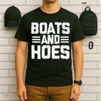 Boats and Hoes Boating Sailing Cruising Boat Captain T-Shirt thumb 6