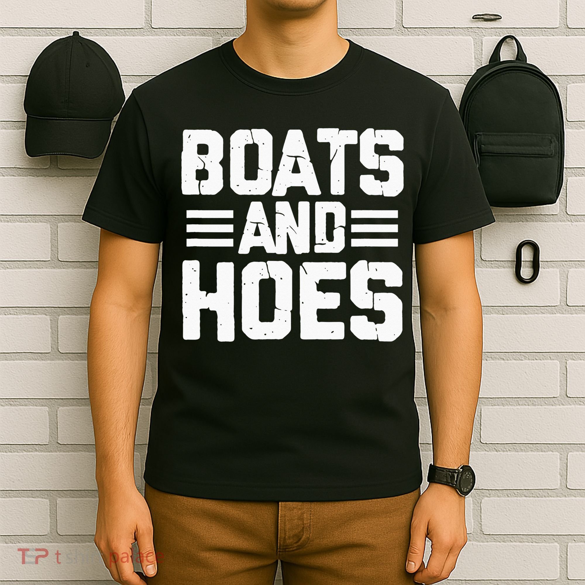 Boats and Hoes Boating Sailing Cruising Boat Captain T-Shirt
