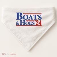 Boats And Hoes 2024 USA-Made Doggie Bandana thumb 0