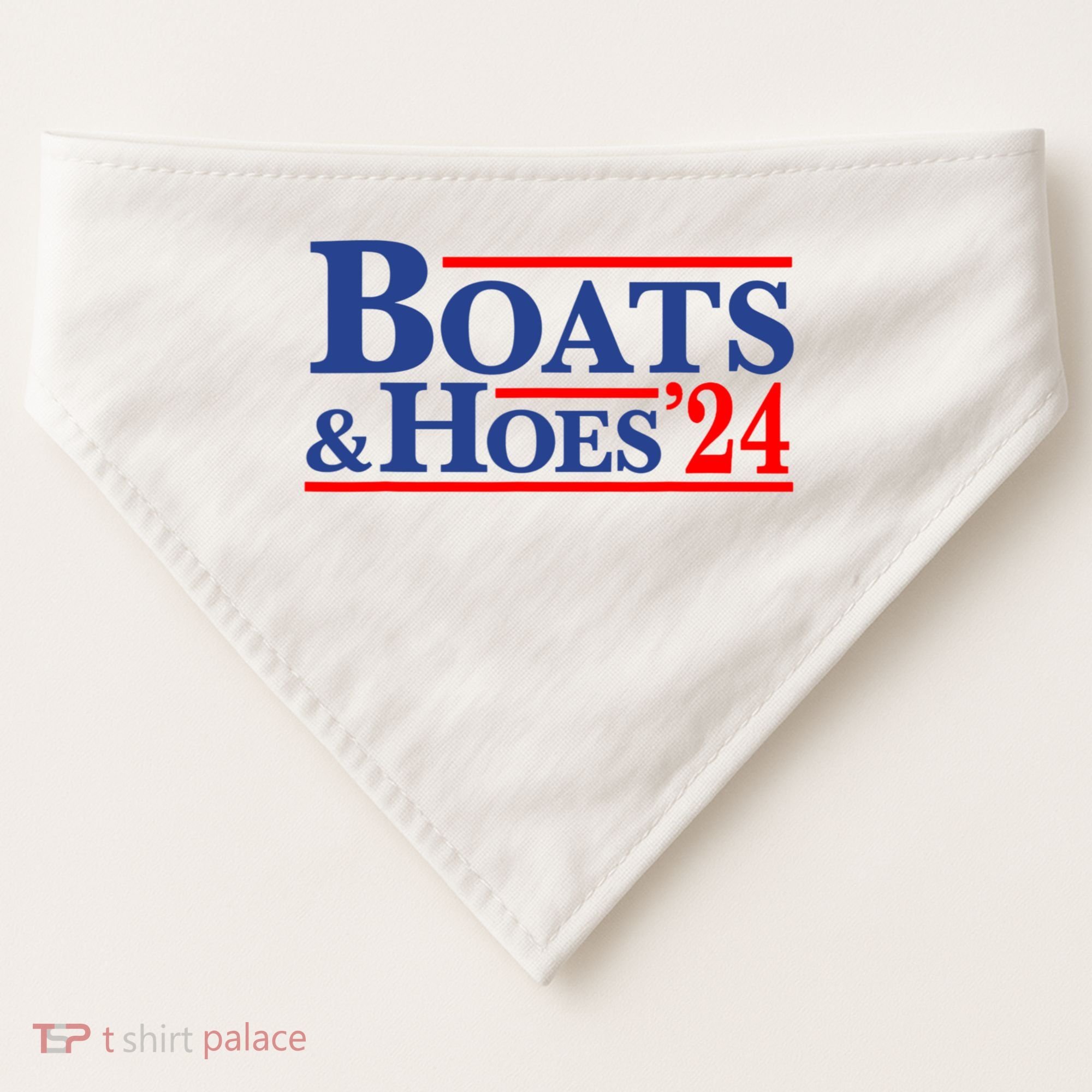 Boats And Hoes 2024 USA-Made Doggie Bandana