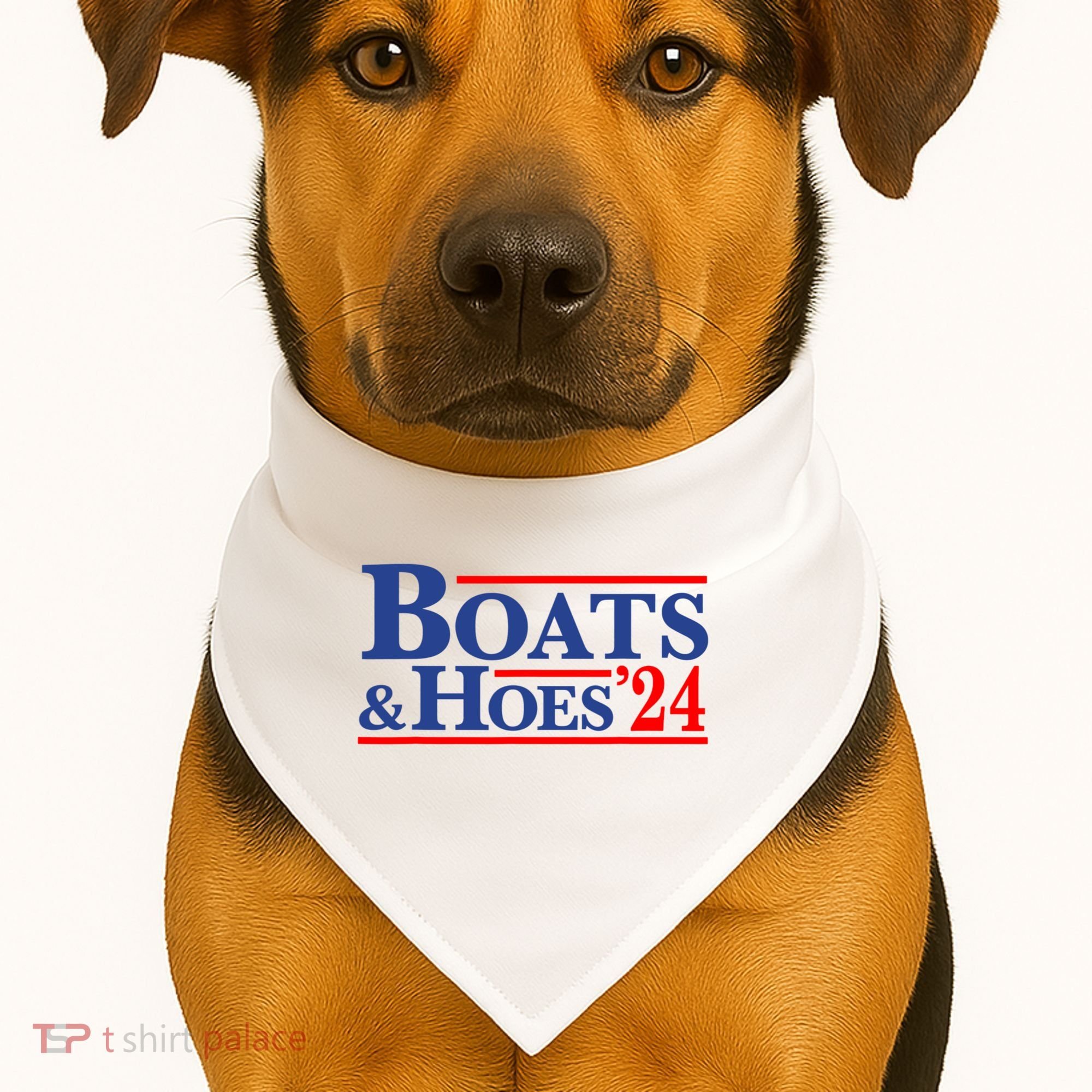 Boats And Hoes 2024 USA-Made Doggie Bandana