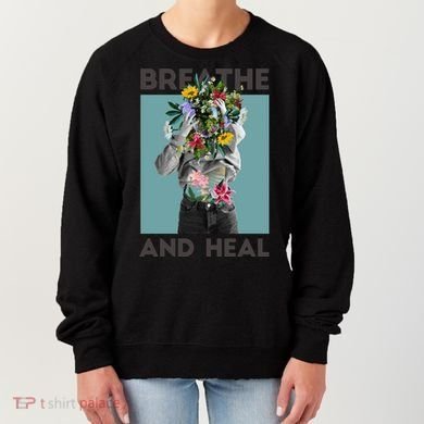 Breathe And Heal Floral Women's Sweatshirt