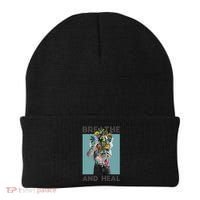 Breathe And Heal Floral Beanie thumb 0