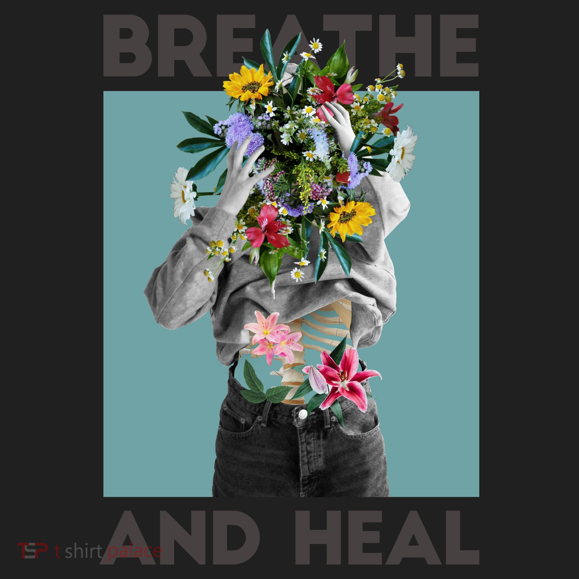Breathe And Heal Floral Beanie