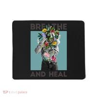 Breathe And Heal Floral Mousepad thumb 0