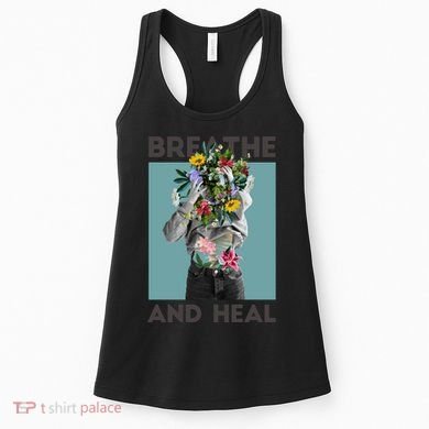 Breathe And Heal Floral Women's Tank Top