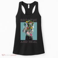 Breathe And Heal Floral Women's Tank Top thumb 0