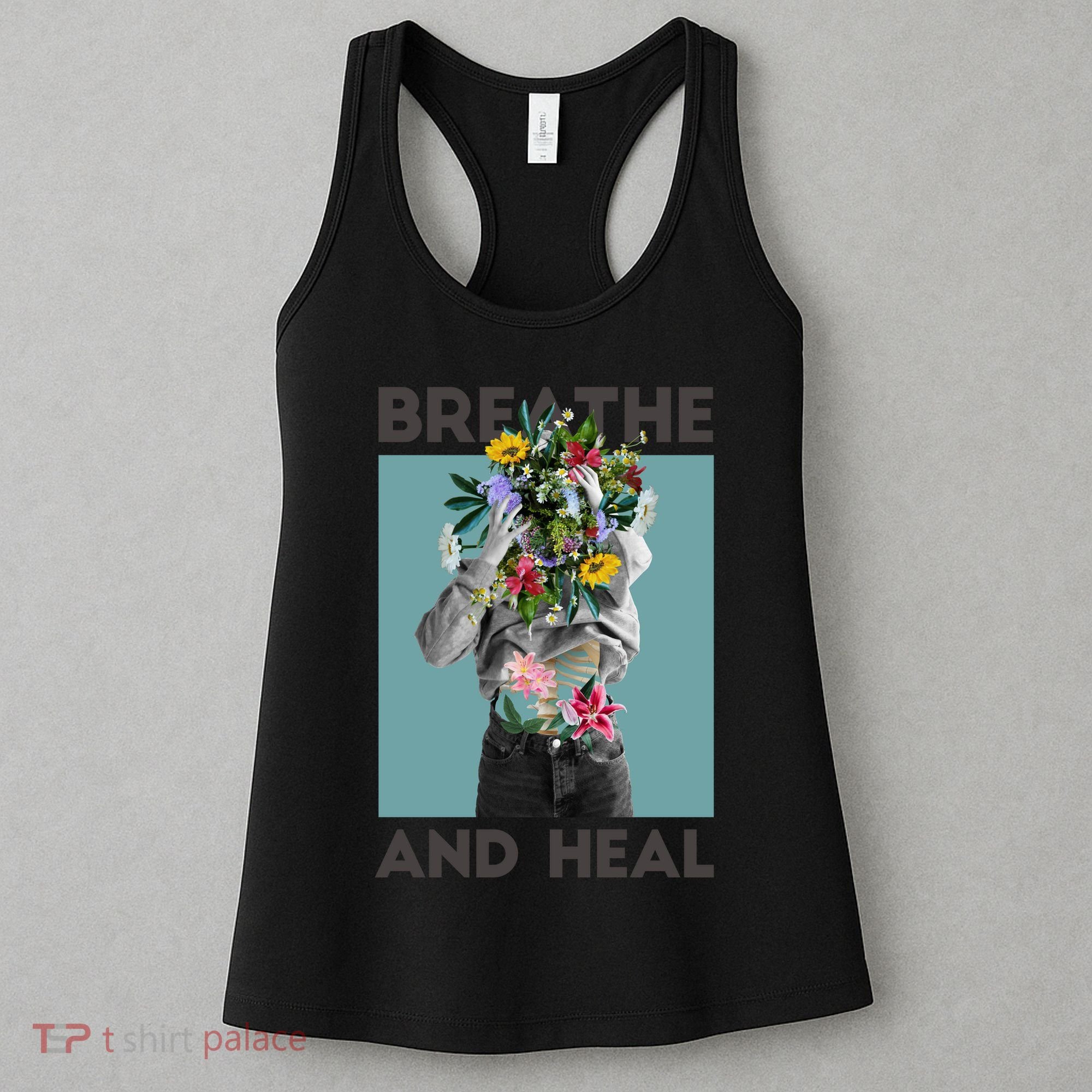 Breathe And Heal Floral Women's Tank Top