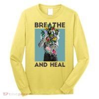 Breathe And Heal Floral Long Sleeve Shirt thumb 0