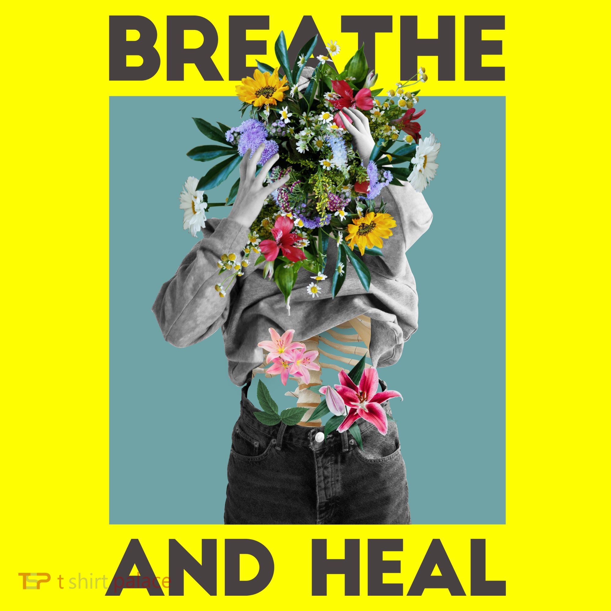 Breathe And Heal Floral Hat