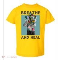 Breathe And Heal Floral Toddler T-Shirt thumb 0