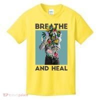 Breathe And Heal Floral Kids T-Shirt thumb 0